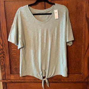 Gap Easy tie front tee Size Medium NWT